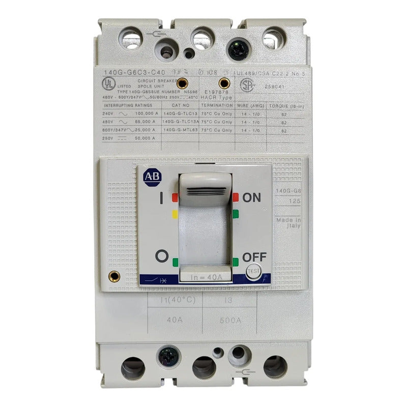 Allen-bradley 140g-g6c3-c40 Guardamotor 3p 690v Industrial 50-60hz Detalle Estético