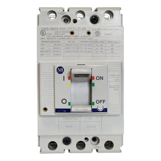 Allen-bradley 140g-g6c3-c40 Guardamotor 3p 690v Industrial 50-60hz Detalle Estético