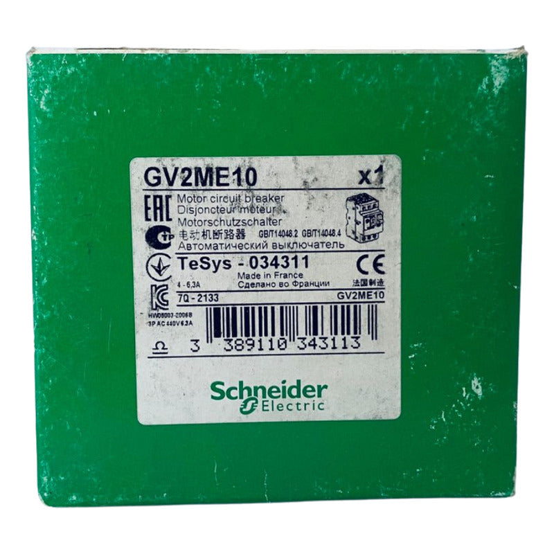 Schneider Gv2me10 Motor Circuit Breaker