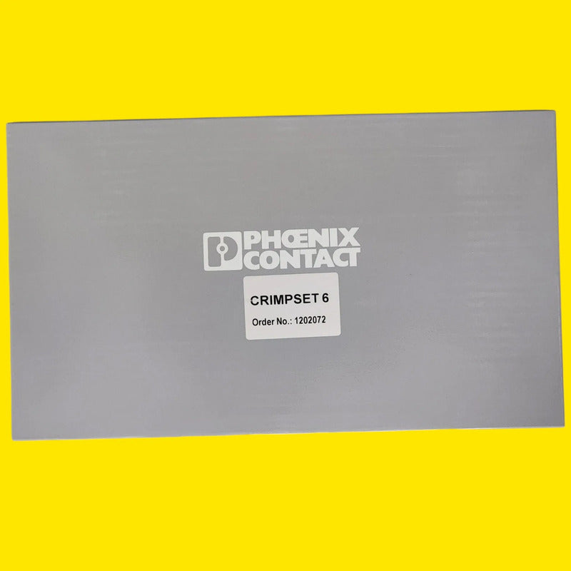 Phoenix Contact Crimpset 6 Juego De Herramientas 1202072 Gris (estuche) / Negro (herramienta)