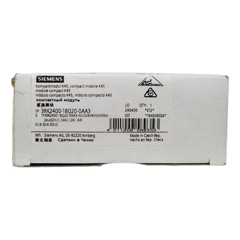 Modulo Siemens 3rk2400-1bq20-0aa3 As-i Industrial