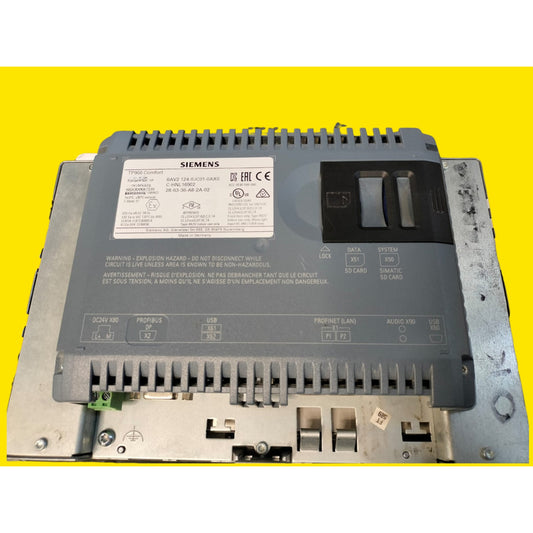 Siemens Simatic Panel 6av2 124-0jc01-0ax0...