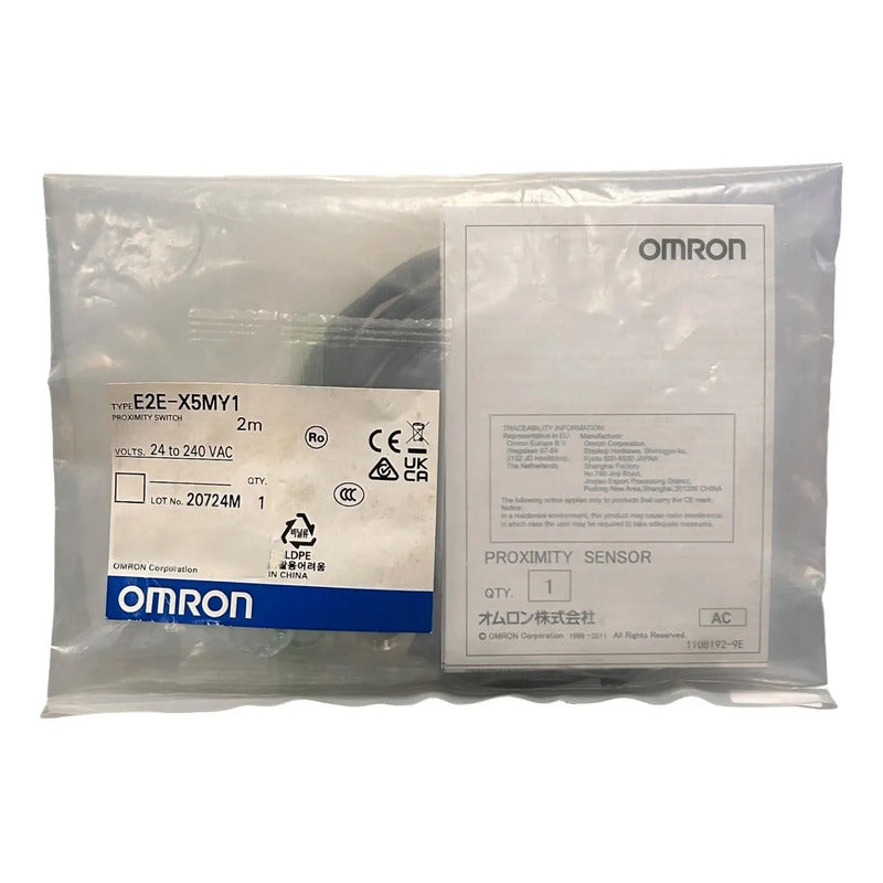Omron E2e-x5my1 Sensor De Proximidad Inductivo