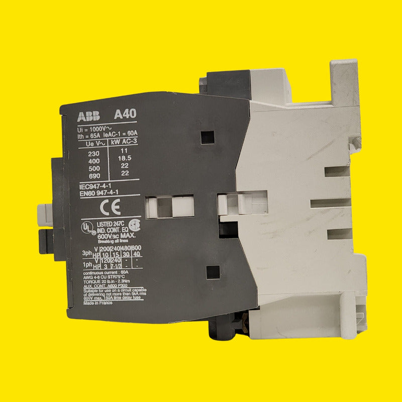 Abb A40-30-10 Contactor Industrial 3p 60a