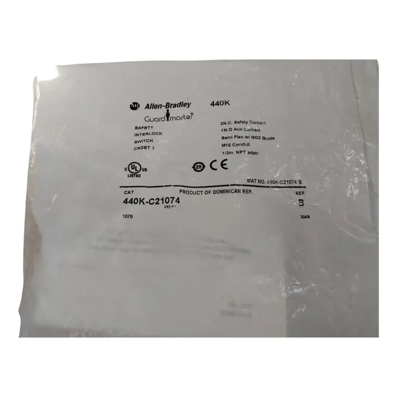 Allen-bradley 440k-c21074 Interruptor Seguridad Guardmaster