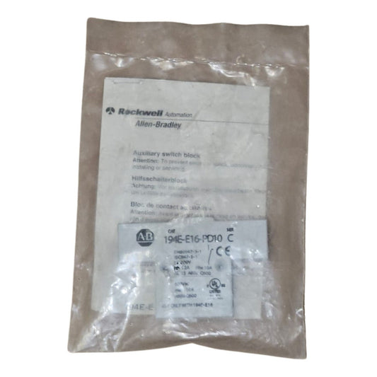 Allen-bradley 194e-e16-pd10 Auxiliary