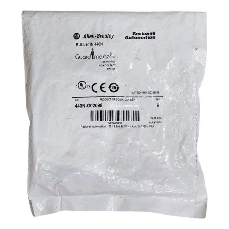 Allen Bradley Interuptor De Seguridad 440n-g02098