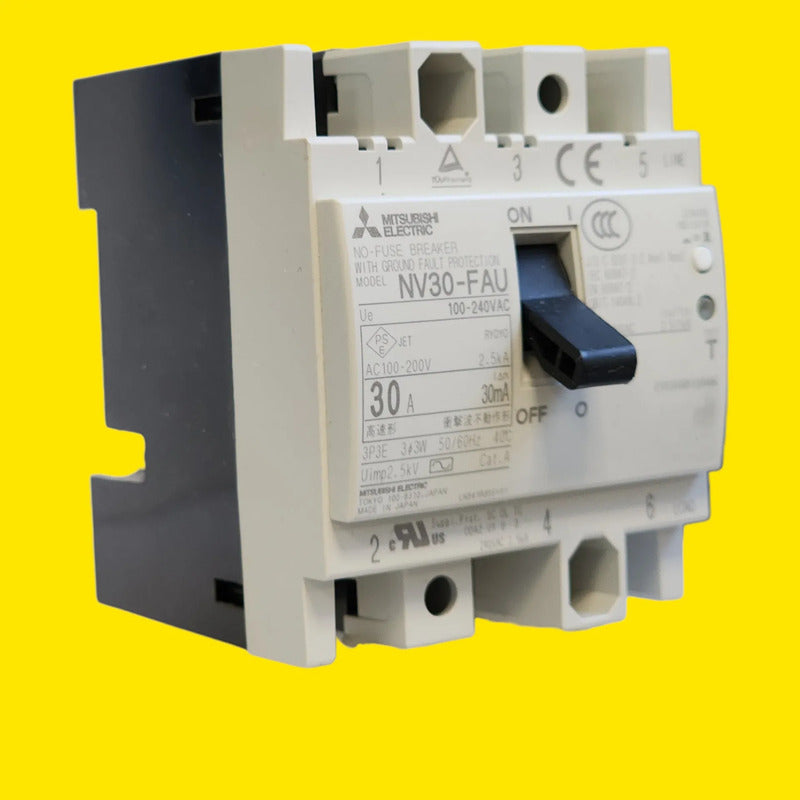 Mitsubishi Nv30-fau 3p Interruptor Automatico 30a