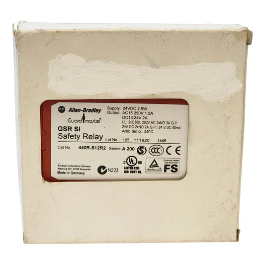 Allen-bradley 440r-s12r2 Relevador De Seguridad Guardmaster