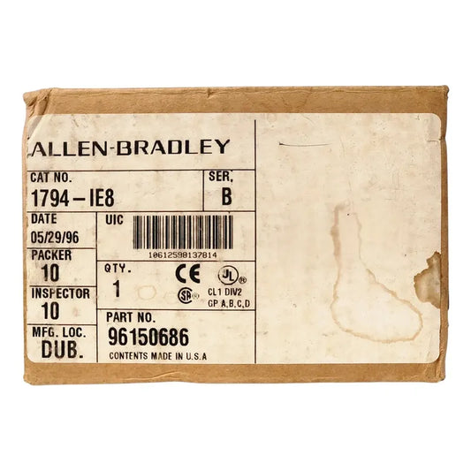 Allen-bradley 1794-ie8 Módulo 8 Entradas Analógicas