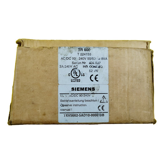 Siemens Tr 600 7xv5662-5ad10-0000/bb T 224156 240v