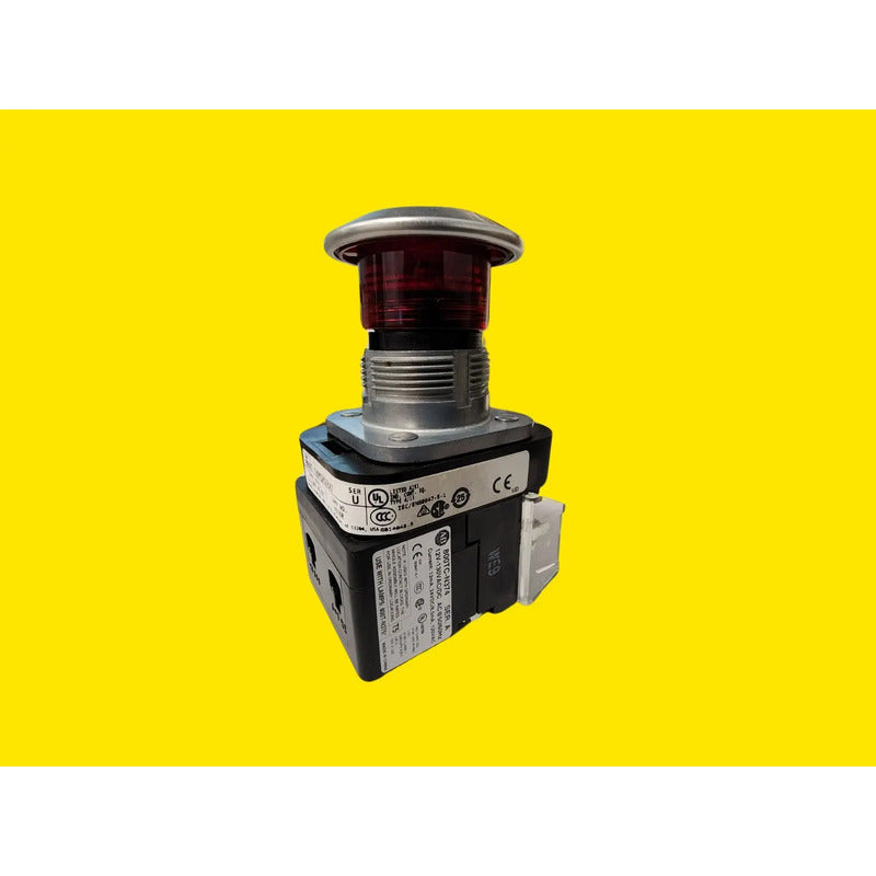 Allen-bradley 800t-fxmqh2ra7 Pulsador Hongo Iluminado 30mm