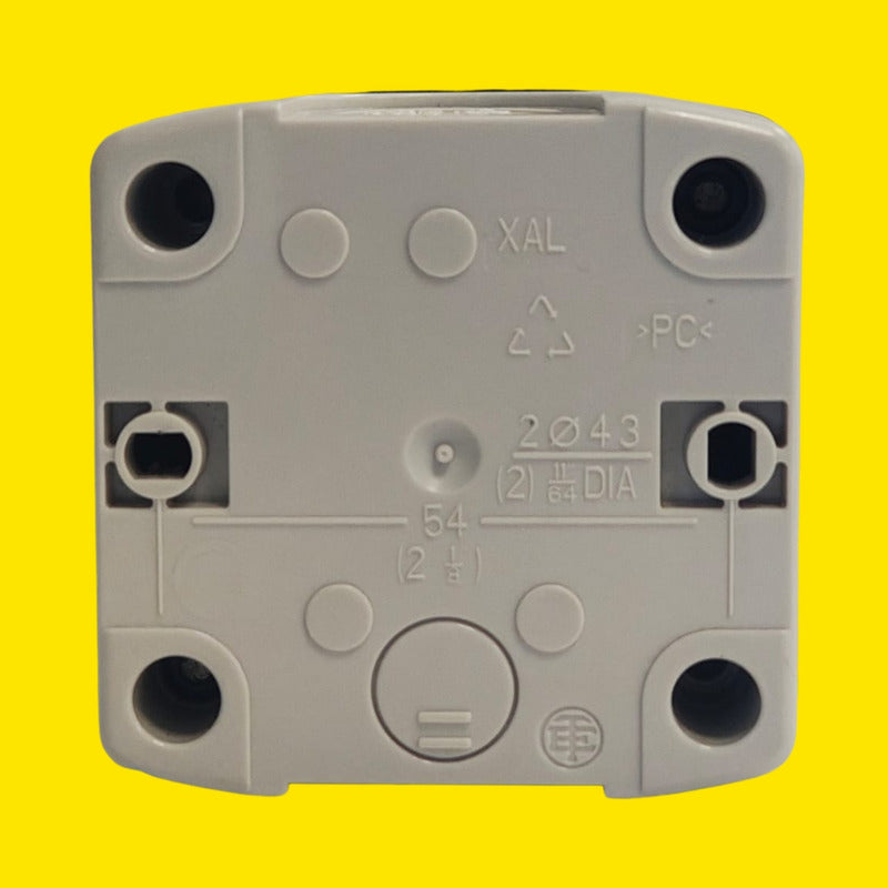 Caja Gris Vacía Xald01 1 Orificio Plástico Industrial