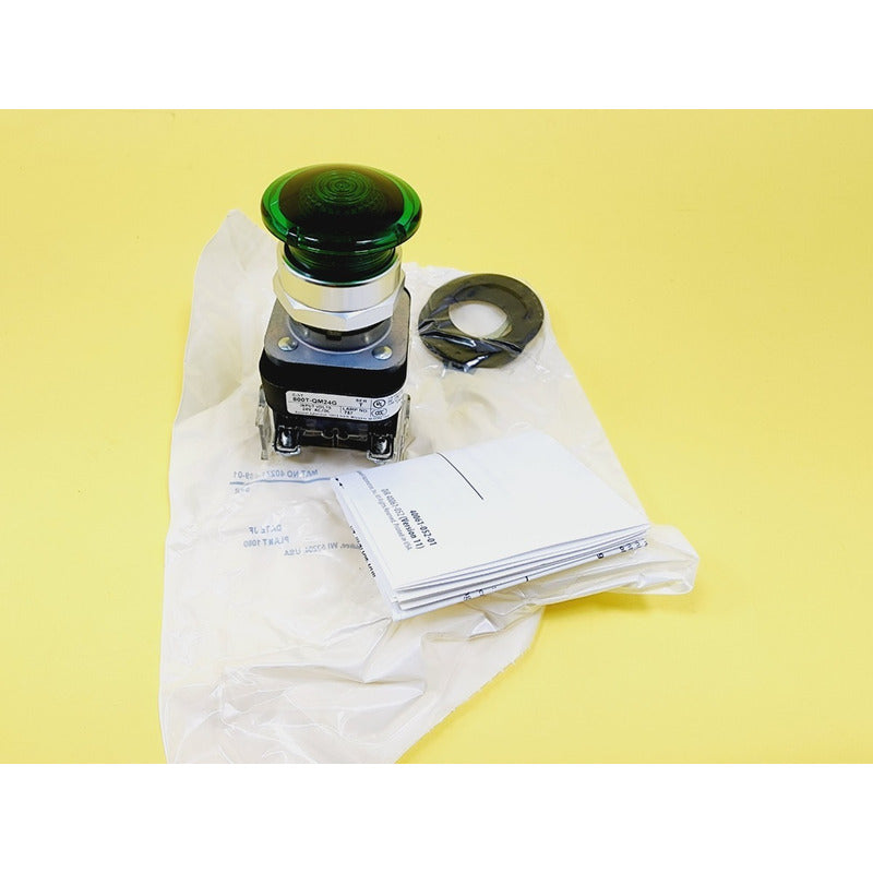 Pulsador Luminoso Verde 24v Allen-bradley 800t-qm24g Ser T