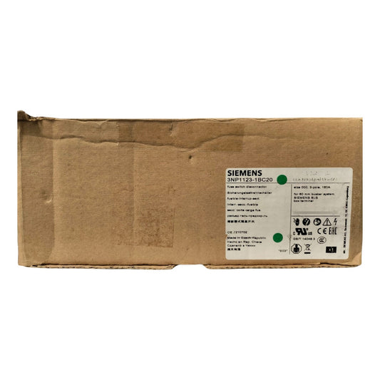 Siemens 3np1123-1bc20 Seccionador-fusible