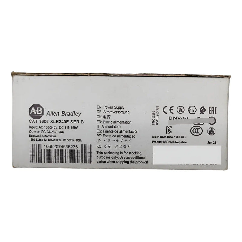 Allen-bradley 1606-xle240e Fuente Poder 24v 10a Serie B