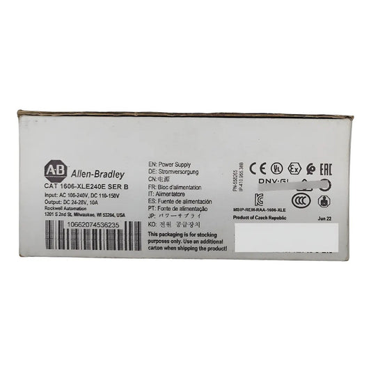Allen-bradley 1606-xle240e Fuente Poder 24v 10a Serie B