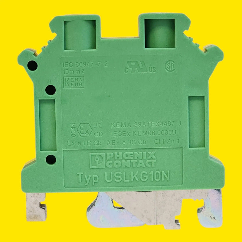 Phoenix Contact 3003923 Borne De Tierra Uslkg 10 N 10.2mm Verde