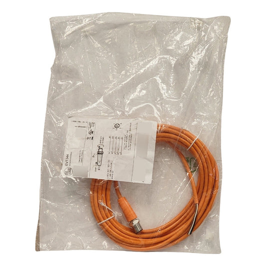 Cable Conector Evt 344 Ifm Astgh050vas0005e05 Industrial Naranja Oscuro