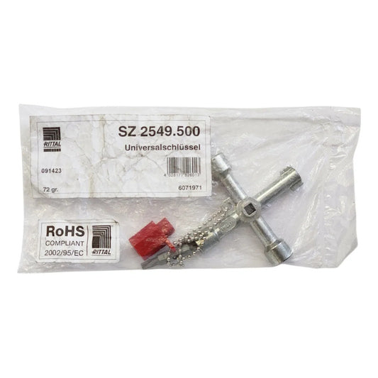 Llave Universal Rittal Sz 2549.500 Para Gabinetes Eléctricos