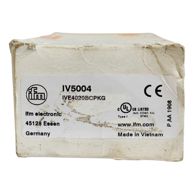 Ifm Iv5004 Sensor Inductivo Pnp 20mm Ip68 Ip69k