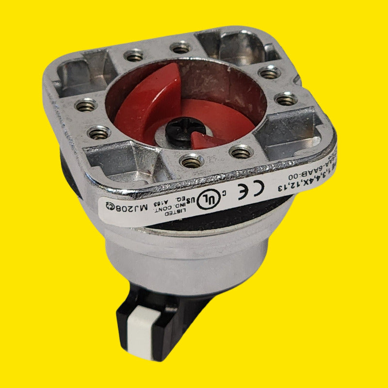Selector Abb A3ssaa-6aab-00 2 Posiciones 30mm Industrial Negro