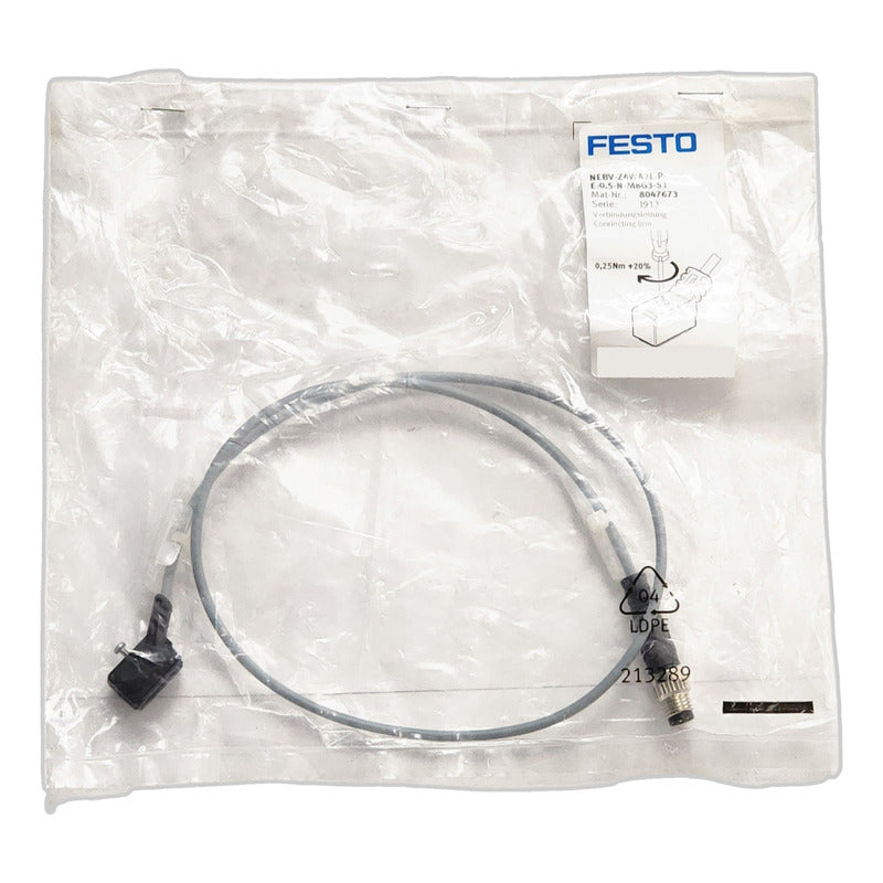 Cable Conexión Festo 8047673 Nebv-z4wa2l-p-e-0.5-n-m8g3-s1