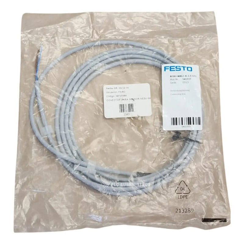 Festo Sensor Nebu-m8g3-k-2.5-le3 541333