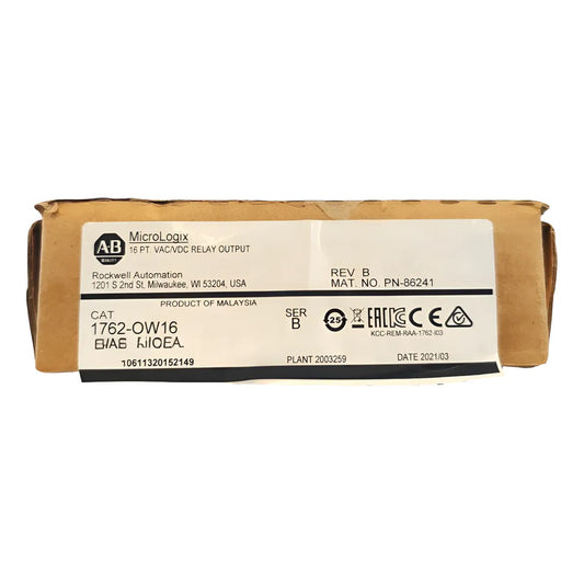 Allen-bradley Módulo 16 Salidas Relevador 1762-ow16