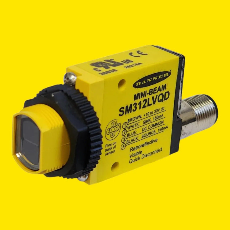 Banner Sm312lvqd Sensor Fotoelectrico 26838 Mini-beam
