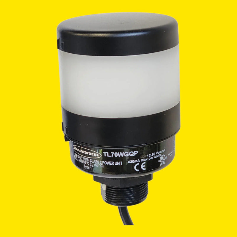 Banner 807447 Tl70wgqp Torre De Luz Led 2 Colores Blanco Ver