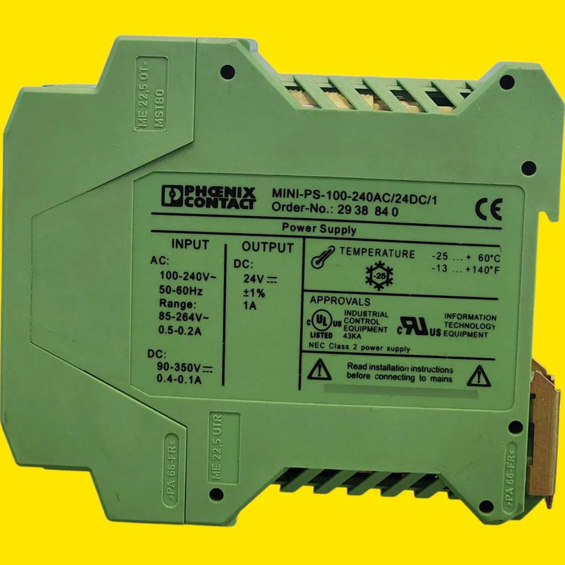 Phoenix Contact Mini-ps-100-240ac/24dc/1 2938840 Fuente