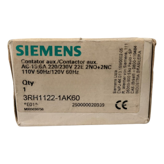 Contactor Siemens 3rh1122-1ak60