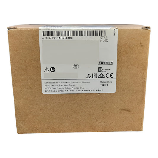 Siemens 6es7 215-1ag40-0xb0 Cpu Module S7-1200