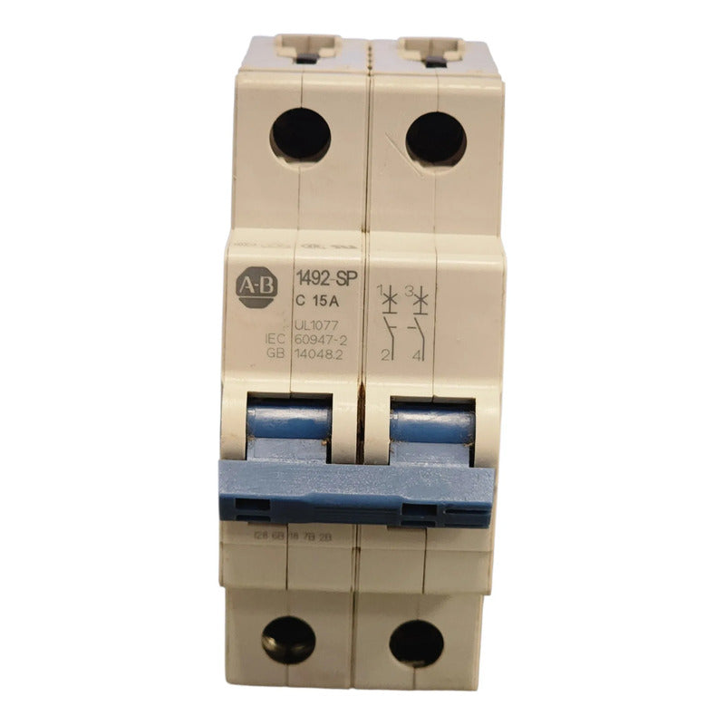 Allen-bradley 1492-spm2c150 Interruptor 15 A 2 Polos