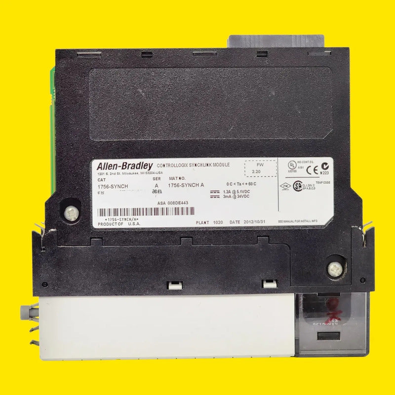 Allen-bradley 1756-synch Módulo De Sincronización Con Tapa