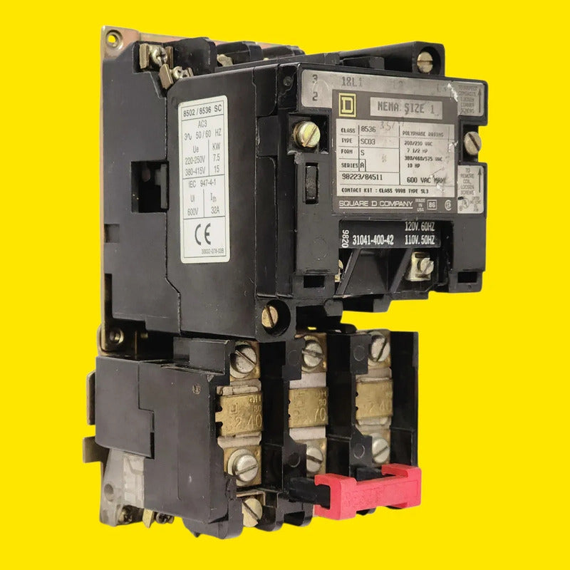 Square D 8536 Sc03 Contactor Magnético 3 Polos Industrial
