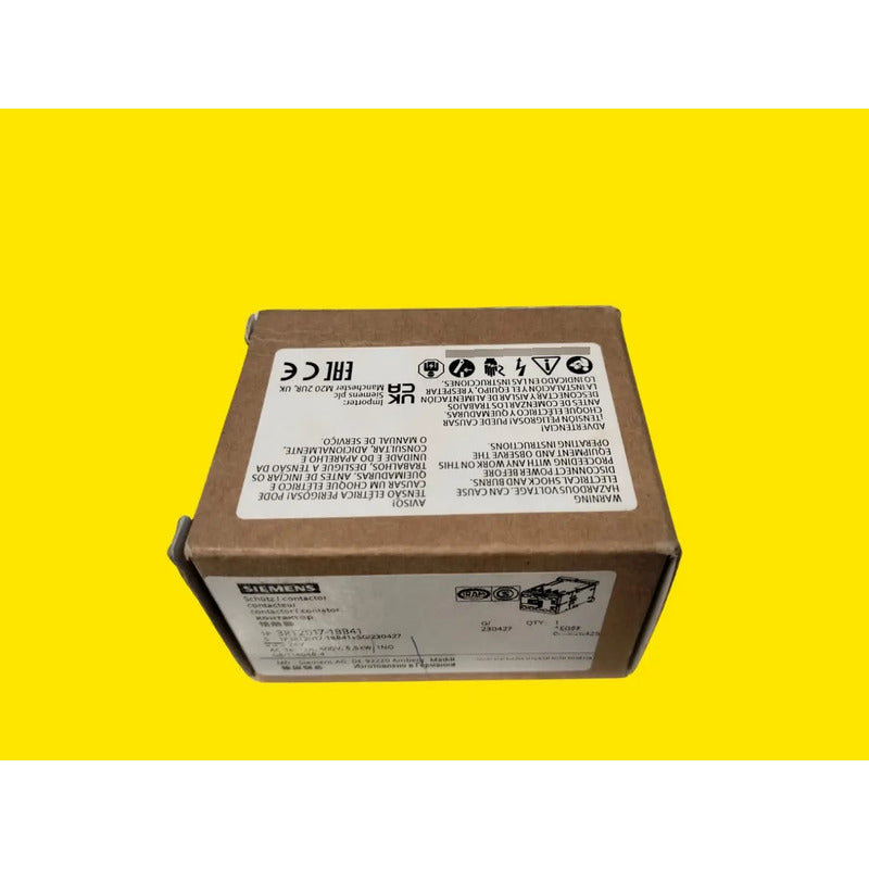 Siemens 3rt2017-1bb41 Contactor Ac3:5,5kw 1no 24vdc Nuevo