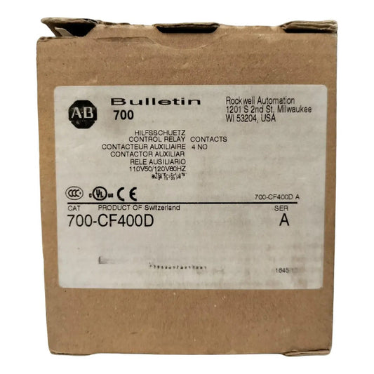 Allen-bradley 700-cf400d Contactor De Control