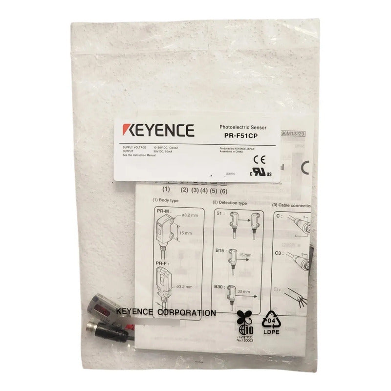 Keyence Pr-f51cp Sensor Fotoeléctrico Industrial