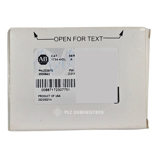 Allen Bradley 1734-4iol Module Master Nuevo - Allen Bradley