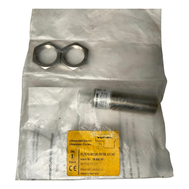 Turck Run70-m18k-rp8x-h1141 Sensor M18 Proximidad Id183004