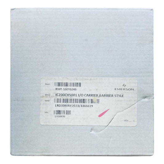 Emerson Ic200chs001r I/o Carrier Barrier Style