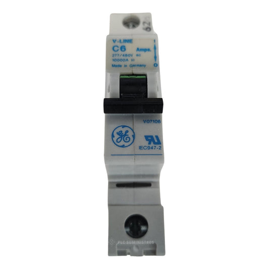 General Electric Iec947-2 Ge V-line C6 Disyuntor 1 Polo.