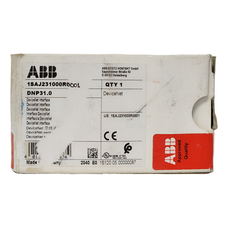 Interfaz Abb Dnp31.0 1saj231000r0001 Devicenet