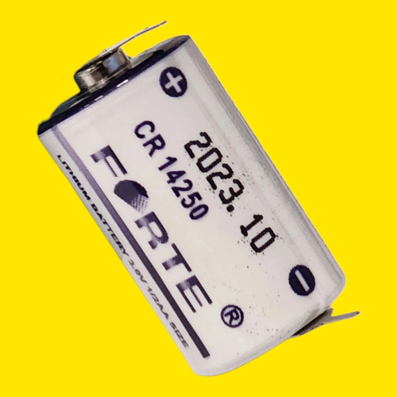 Forte Cr14250 Batería 3v 1/2 Aa Industrial Con Terminales