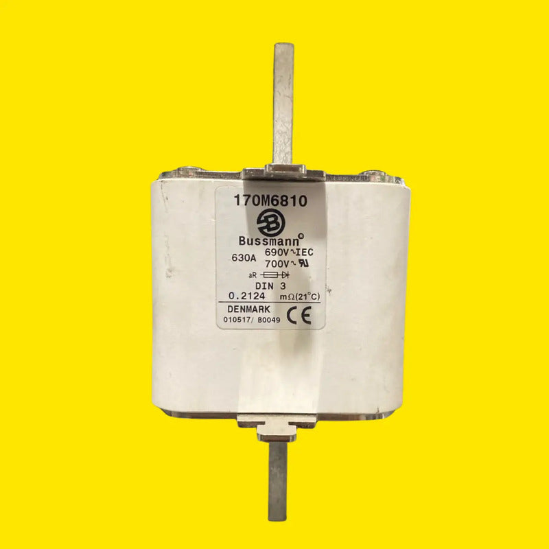 Fusible Industrial 170m6810 630 A 690 V Ac Ar Bussmann