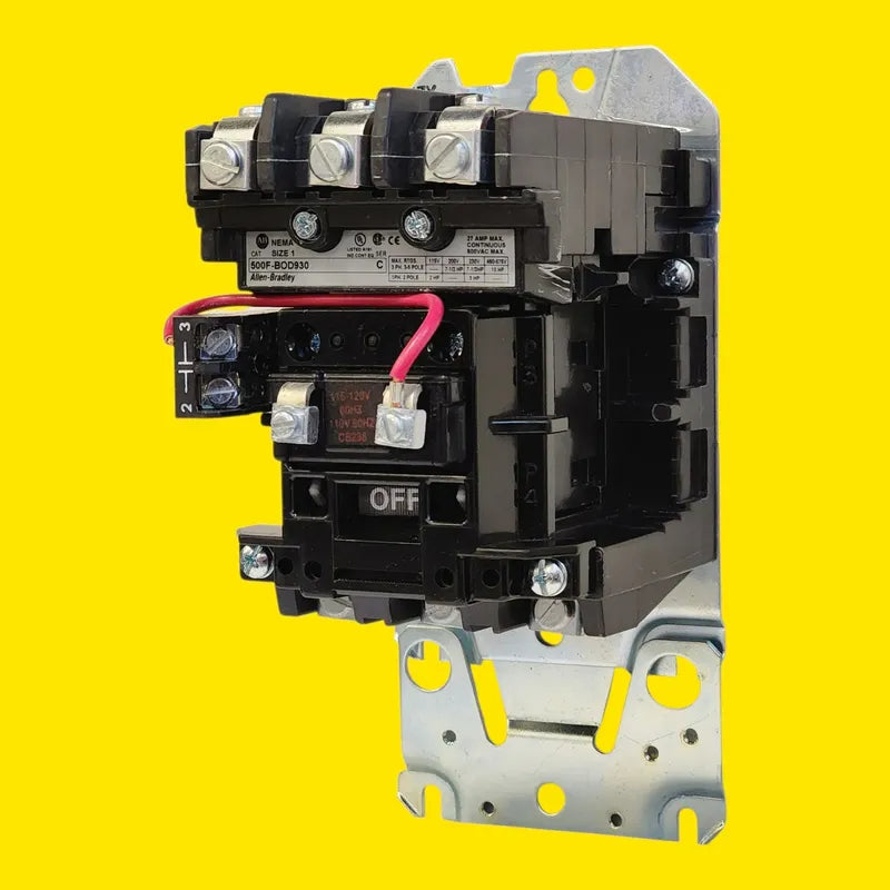Allen-bradley 500f-bod930 Contactor Nema Size 1 27a 120v Caja Abierta/con Etiqueta