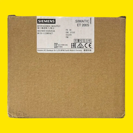 Siemens 6es7151-1ca00-3bl0 Simatic Et200s Im151-1 Standard