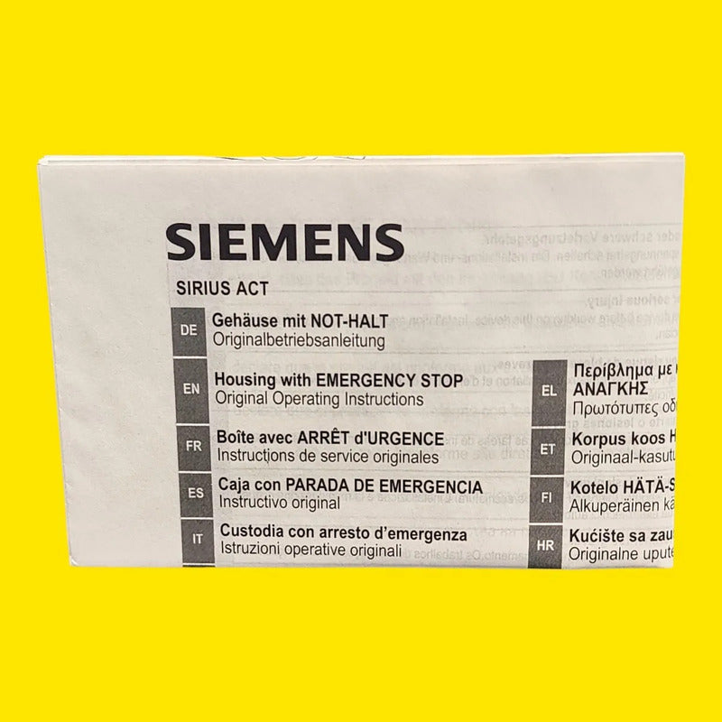 Siemens 3su1801-0na00-2aa2 Caja Para Pulsadores Sirius Act